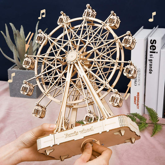 Trendy Spinning Ferris Wheel Wooden Puzzle