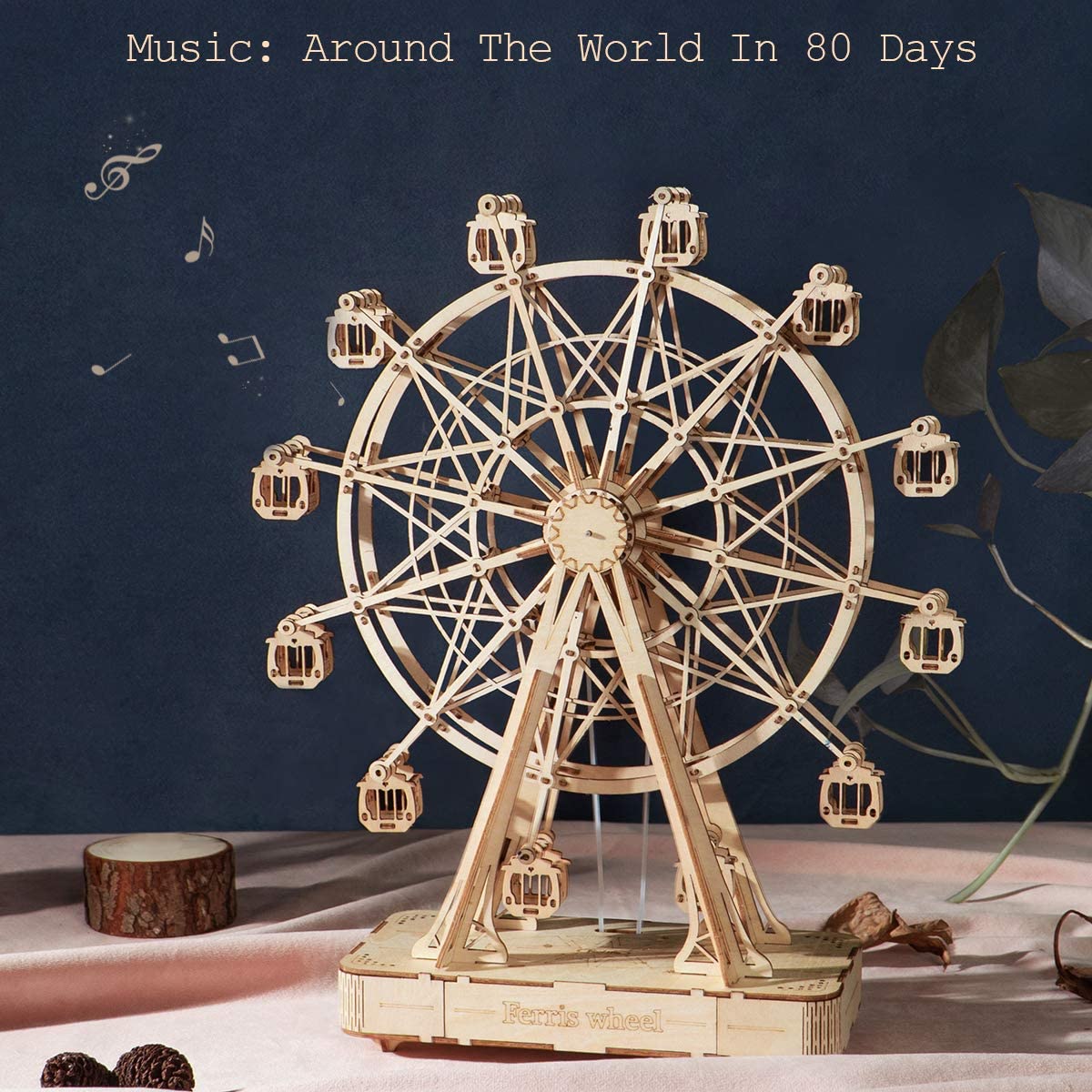 Trendy Spinning Ferris Wheel Wooden Puzzle
